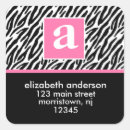 Search for pink zebra labels Pattern