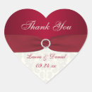 Search for heart shaped wedding stickers Ivory