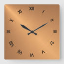 Search for black and copper clocks Bronze