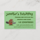 Search for beavers business cards Humour