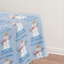 Search for snowman tablecloths Cute