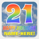 Search for 21 year old stickers Twenty first birthday