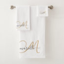 Search for gold and white bath towels Elegant