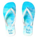 Search for bride tribe flipflops Watercolor