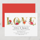 Search for valentines day engagement party invitations Red