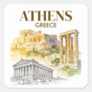 Search for vintage greece stickers Watercolor