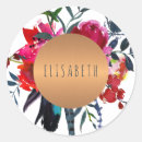 Search for metallic flower stickers Copper