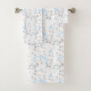 Search for light blue flowers bath towels Pastel