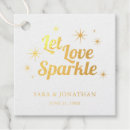 Search for let love sparkle Gold foil