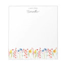 Search for flower border notepads Wildflowers