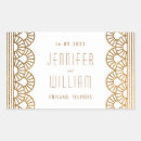 Search for gatsby wedding stickers Elegant