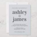 Search for pastel blue wedding invitations Simple minimal
