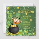 Search for leprechaun gold invitations Cute