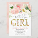 Search for by mail baby girl shower invitations Blush pink