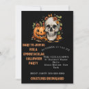 Search for skull art invitations Floral skull design