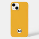 Search for mustard iphone cases Monogram initial