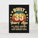 Search for 35 years birthday cards Vintage