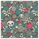 Search for cute halloween fabric Sugar skull