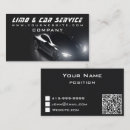 Search for black limousine business cards Professional