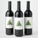 Search for pine tree wine wine labels Merry christmas