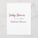 Search for shower vertical postcards Baby shower name date