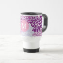 Search for purple flower travel mugs Pattern