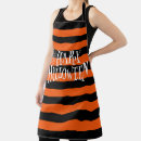 Search for black halloween aprons Typography