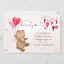 Search for valentines baby girl shower invitations Watercolor