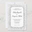 Search for polka dot wedding invitations Modern