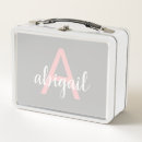 Search for grey lunch boxes Monogrammed