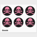 Search for pink skull stickers Gothic