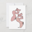 Search for pretty shoe invitations Dance