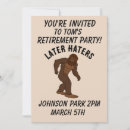 Search for bigfoot party invitations Funny