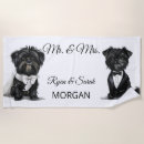 Search for bride and groom beach towels Mr and mrs