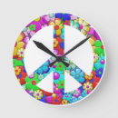 Search for peace sign clocks 60s