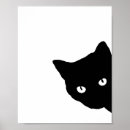 Search for black white cat posters Modern