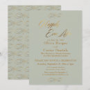 Search for light blue and gold wedding invitations Simple