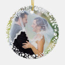 Search for photo frame christmas tree decorations Mr and mrs