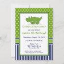 Search for alligator party invitations Blue