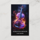 Search for guitar lessons business cards Profession