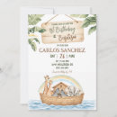 Search for noahs ark christening invitations Baby boy