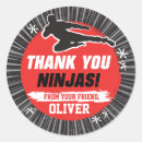 Search for red ninja stickers Martial arts