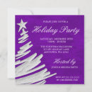 Search for purple silver christmas invitations Party