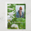 Search for white lily funeral invitations Remembrance
