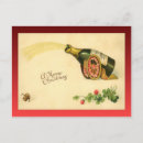 Search for champagne christmas cards Retro