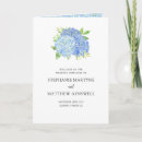 Search for hydrangea wedding programmes Elegant