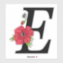 Search for flower letter e stickers Alphabet