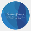 Search for abstract blue stickers Elegant