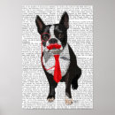 Search for moustache posters Boston terrier