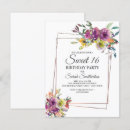 Search for geometric sweet 16 invitations Botanical
